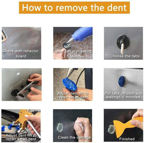 Paintless Dent Repair Kit Dent Puller - DIY Life Today