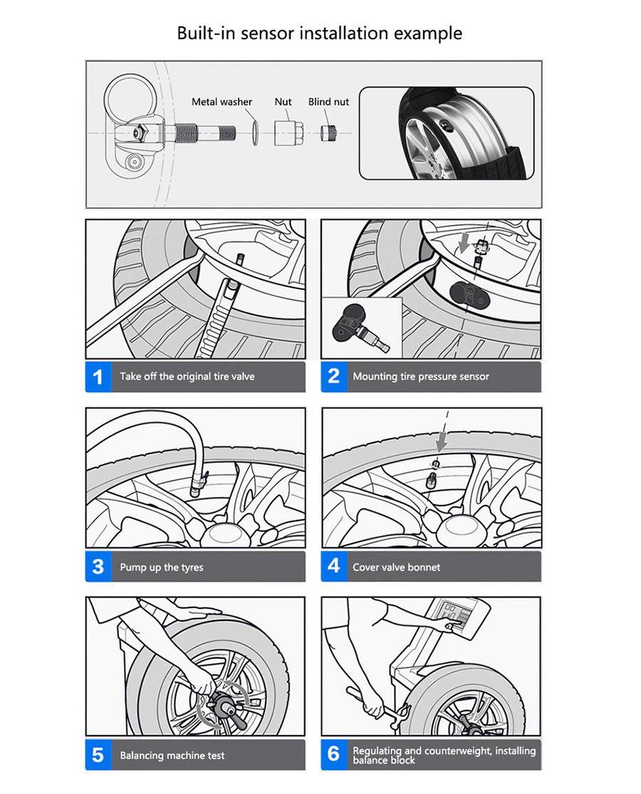 Tire Pressure Gauge_Digital Tire Pressure Gauge_Tire gauge_Tire Pressure Monitoring System_Tire Pressure Senso_DIYlife-today