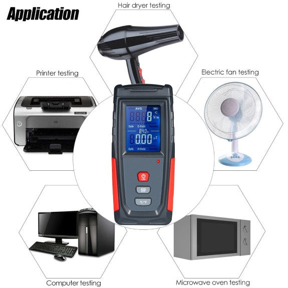 EMF Reader Electromagnetic Radiation Tester