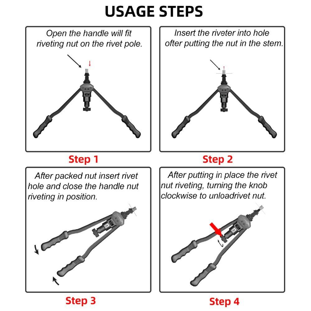 Rivet Gun_Riveter Tool_Pop Rivet Gun_Rivet Nut Gun_DIYlife-today