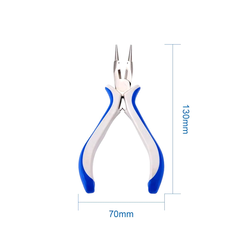 Carbon Steel Polishing Jewelry Pliers for Jewellery Making DIY Handmade Tools round Nose Pliers 130X70X18Mm F70