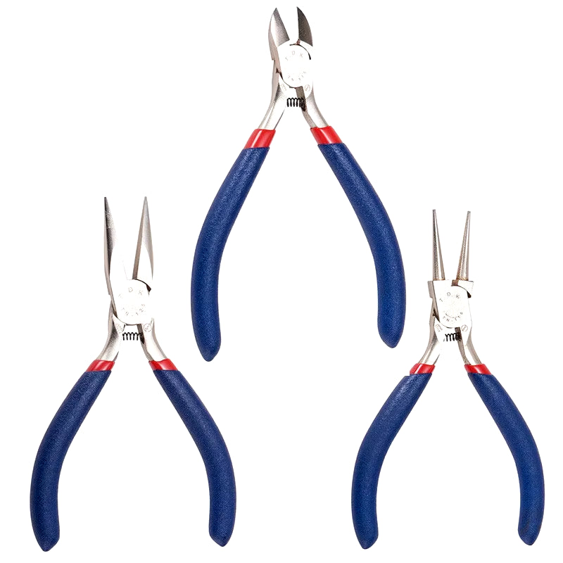 Jewelry Pliers Tools, Stainless Steel Short Side Cutting Pliers,Chain-Nose Pliers,Round Nose Plier Jewellery DIY Making Tool F80