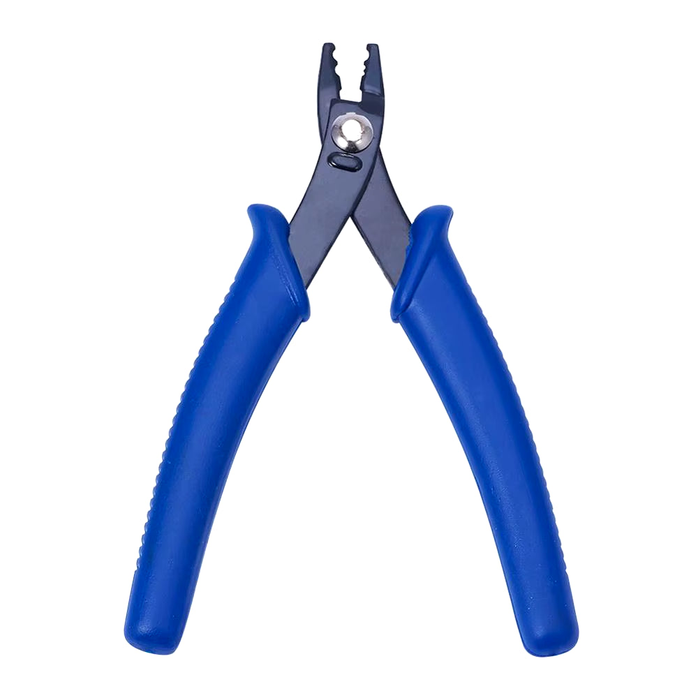 1Pcs Steel Wire Cutter Plier Micro Tube Beads Crimper Crimping Pliers Jewelry Making Tools 130X65X10.5Mm