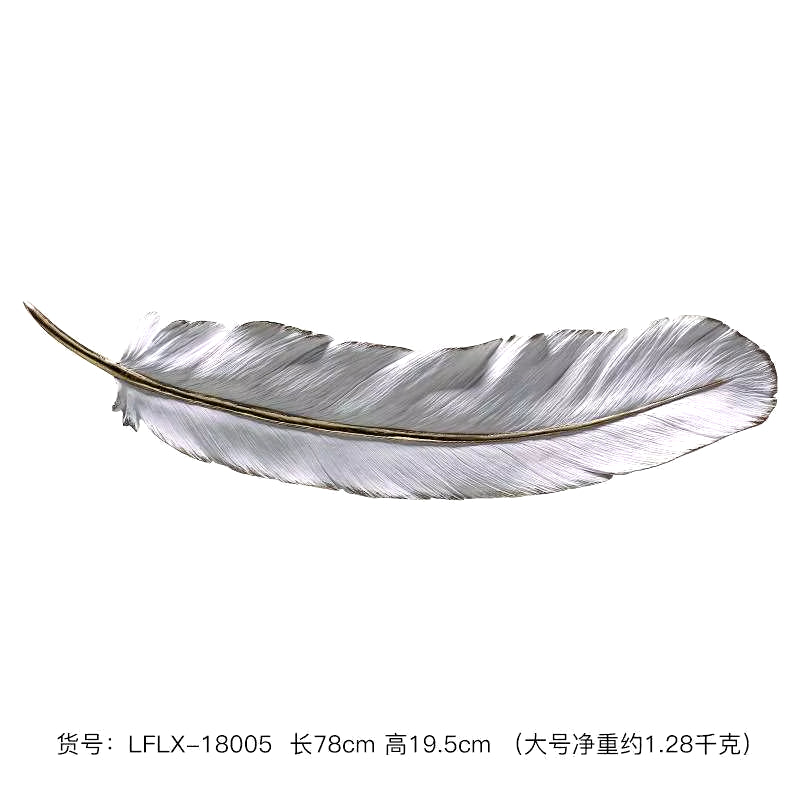 Feather Wall Hanging Wall Decoration Wall Bedroom Bedside 3D Creative Ornaments Living Room Sofa Wall Hangings