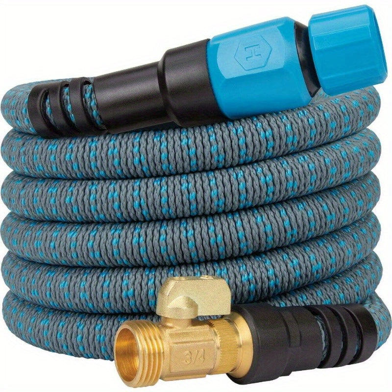 Burst Proof Expandable Garden Hose - Latex Water Hose 5/8in Dia. x 25 ft.