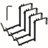 4Pcs Adjustable Planter Box Brackets - No-Drill Flower Box Holders & Railing Mounts for Windowsills, Fences, and Balconies