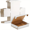 50 Pack White Corrugated Shipping Mailer Small Packaging Packing Boxes 6x4x1Inches