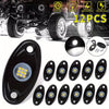 White 12 Pods LED Rock Underbody Lights for Offroad Truck ATV UTV Boat