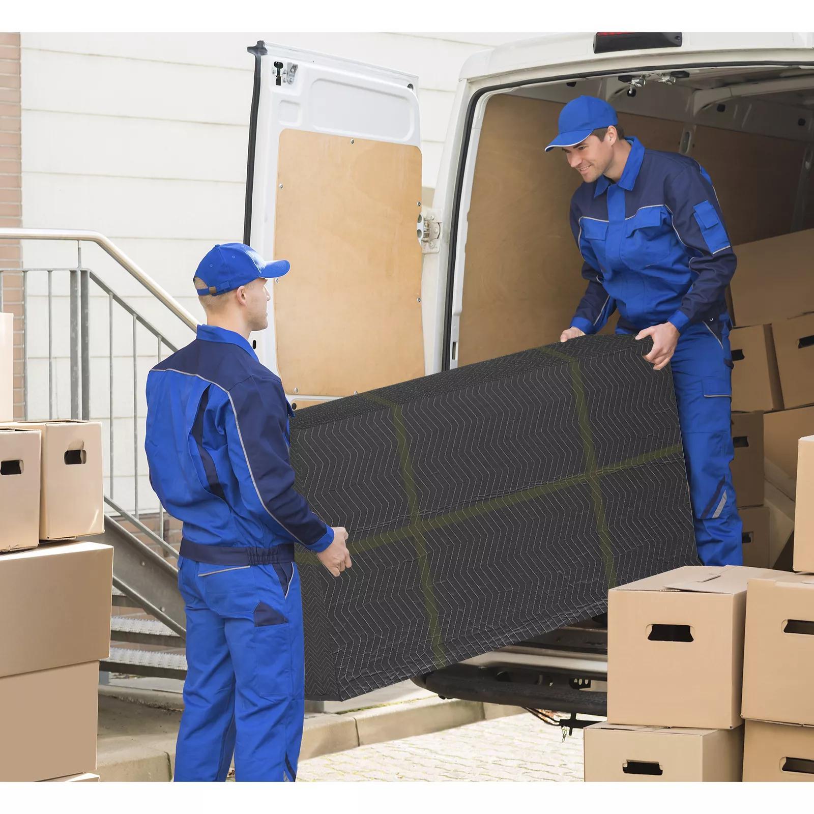 6 Heavy Duty Moving Packing Blankets - Ultra Thick 72x80 Pro Furniture Pads