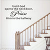 Wall Decals for Living Room, Bible Verse Wall Stickers, Quotes Wall Decor Inspirational Religious Scripture Christian Biblical Prayer God Faith Positive Poster Family Word Sayings Sign Art Home Vinyl