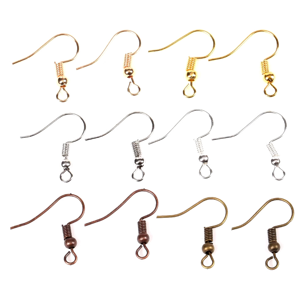 100Pcs/Lot 20X16Mm Iron Earrings Clasps Hooks Jewelry Making DIY Findings Accessories Iron Hook Earwire Jewelry