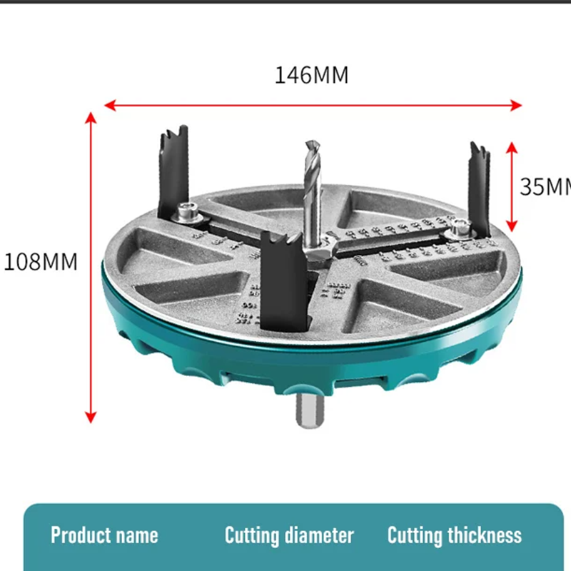 Adjustable Hole Opener Saw Cutter Drill Bit