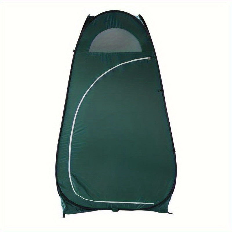 1-2 Person Portable Pop-up Toilet Shower Tent Changing Room Wild Camp Shelter in Army Green
