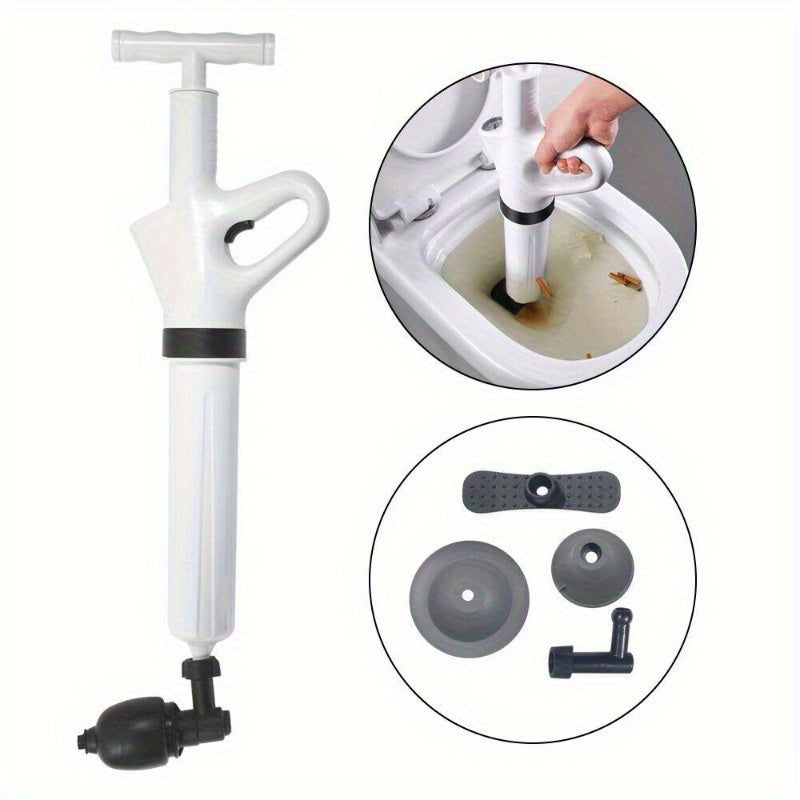 Air Drain Blaster Pressure Pump Cleaner High Pressure Pipe Opener Toilet Plunger