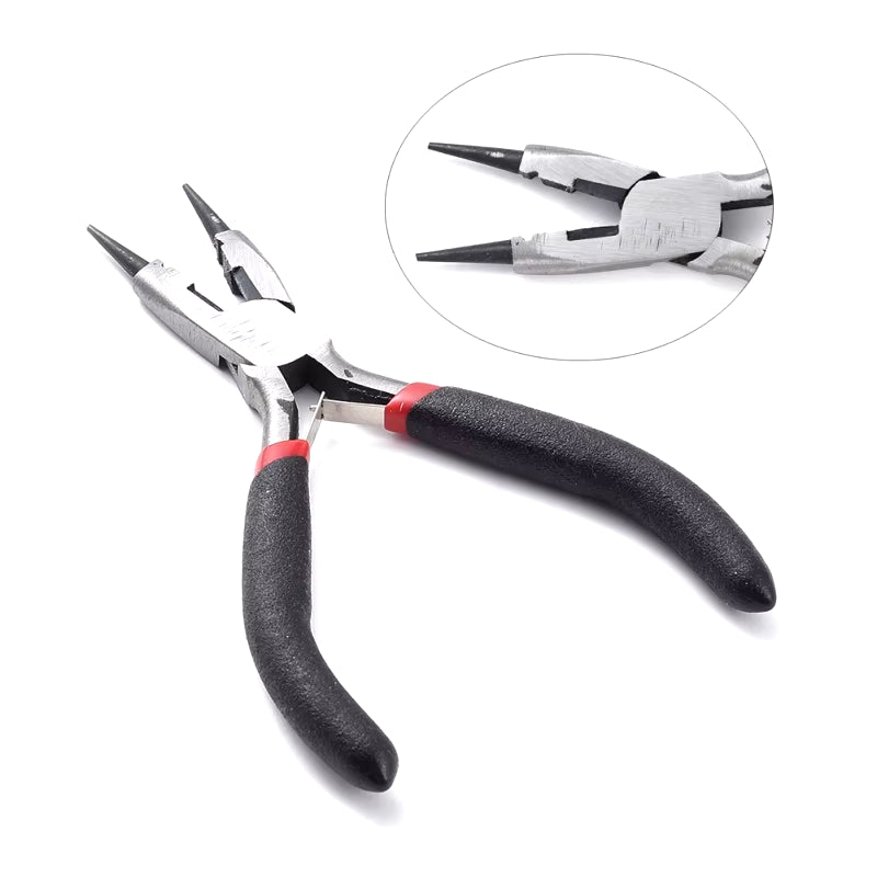 Carbon Steel Polishing Jewelry Pliers for Jewellery Making DIY Handmade Tools round Nose Pliers 130X70X18Mm F70