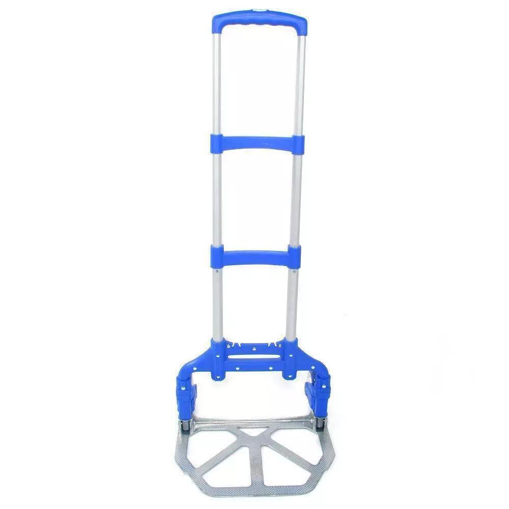 Folding Luggage Cart Hand Trolley for Travel & Shopping - 170lb Capacity