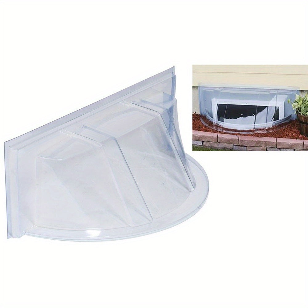 Round Bubble Window Well Cover, 39x17x15 in, Economy Design, 1 Pack
