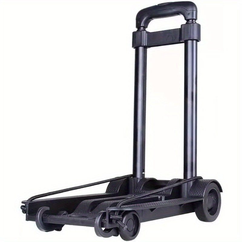 Portable Folding Luggage Cart - Compact Travel Shopping Boat Hand Trolley