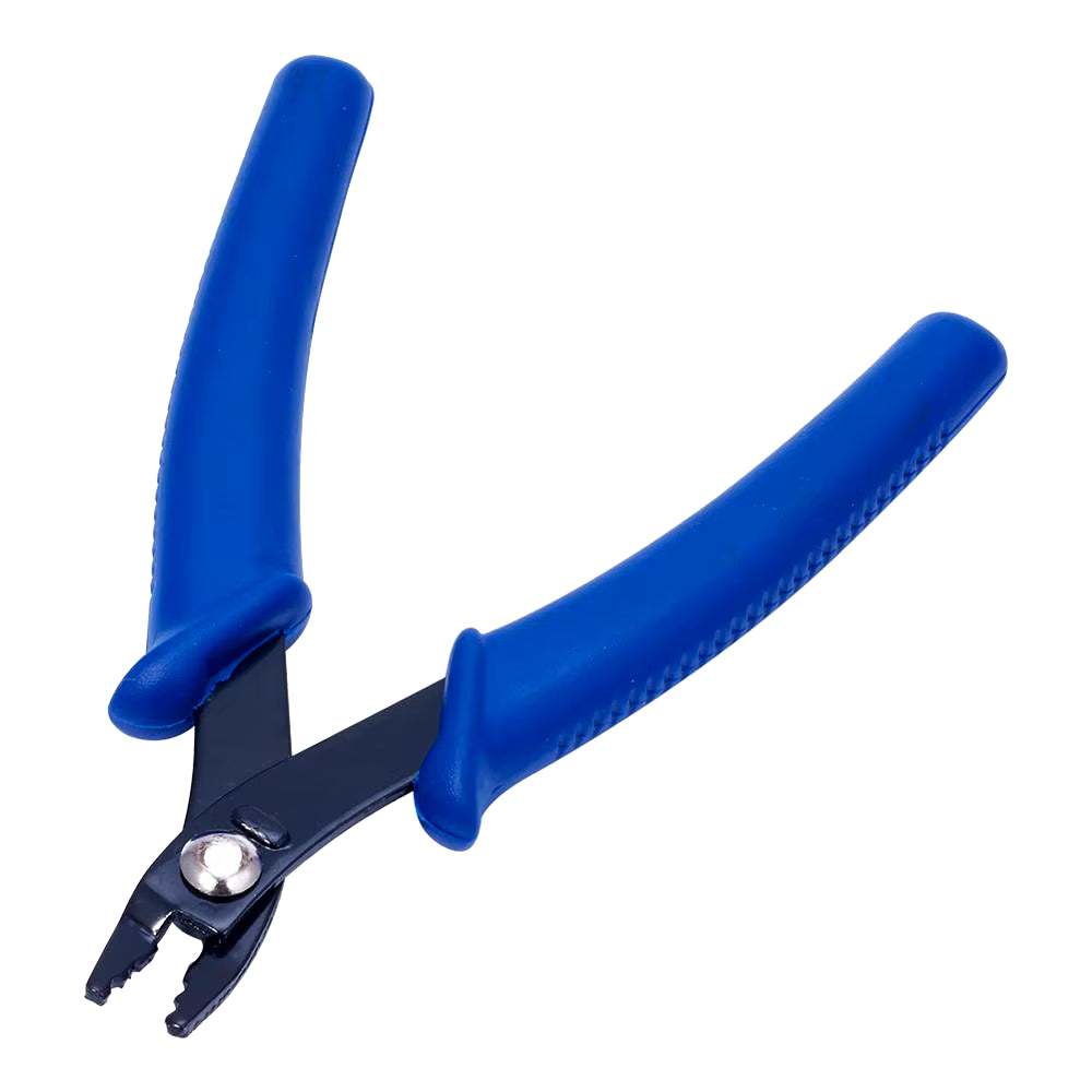 1Pcs Steel Wire Cutter Plier Micro Tube Beads Crimper Crimping Pliers Jewelry Making Tools 130X65X10.5Mm