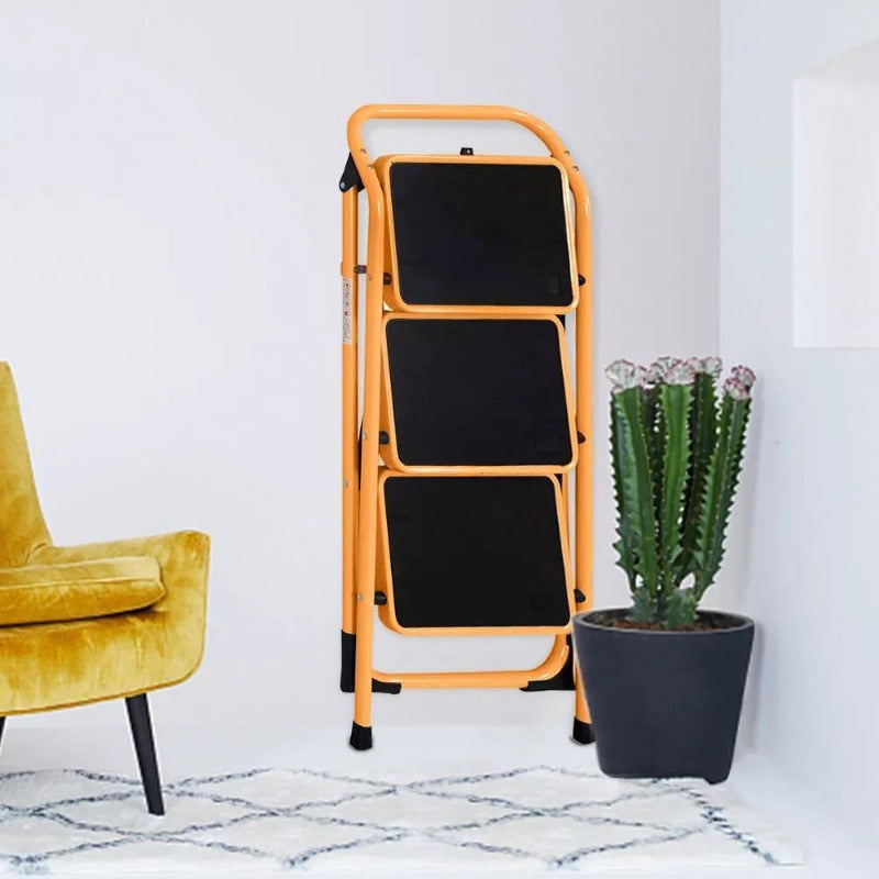 Protable 3 Step Ladder Folding Non Slip Safety Tread Heavy Duty 330lbs Capacity
