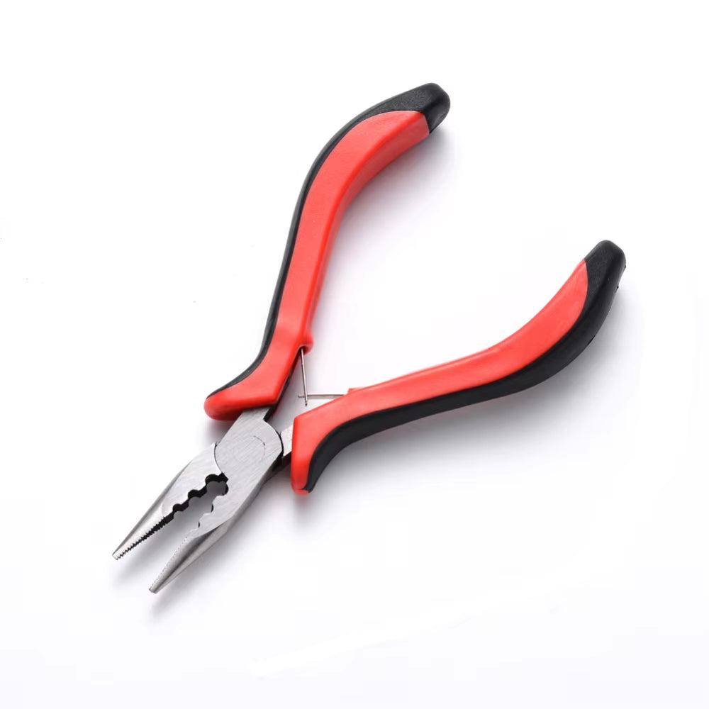 DIY Jewelry Tool Sets with Carbon Steel round Nose Pliers and Copper Jewelry Wire for Jewelry Making Tools, Mixed Color F70