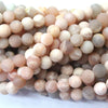 (TM) Natural Unpolished Moonstone round Jewelry Making Gemstone Beads (6Mm)