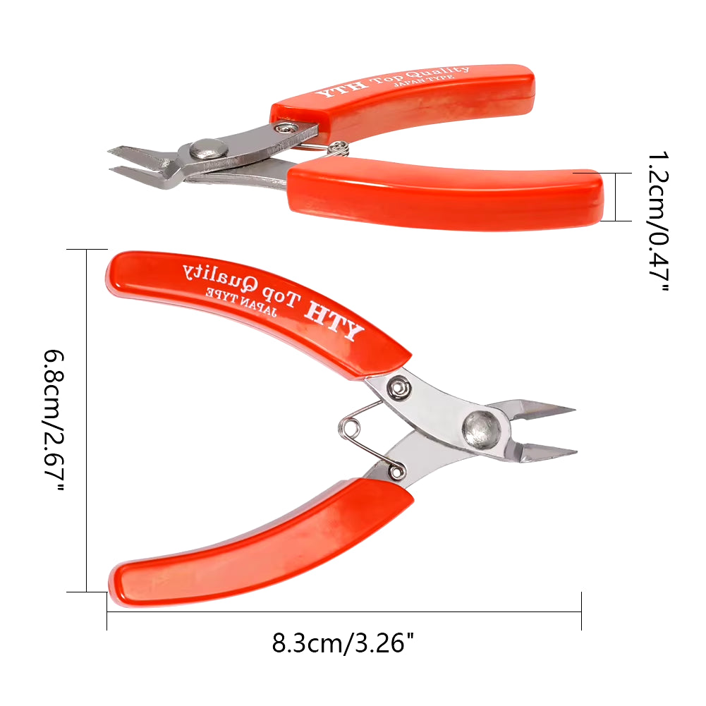 Stainless Steel Side Cutting Pliers Jewelry Pliers Tools & Equipment Kit for DIY Jewelry Making Accessories