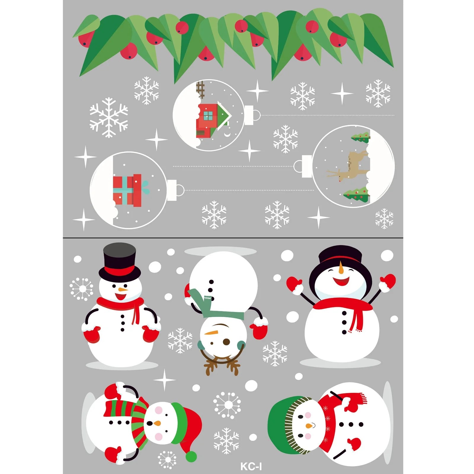 Clearance Christmas Wall Decals ， Merry Christmas Wall Art Removable Home Vinyl Window Wall Stickers Decal Decor