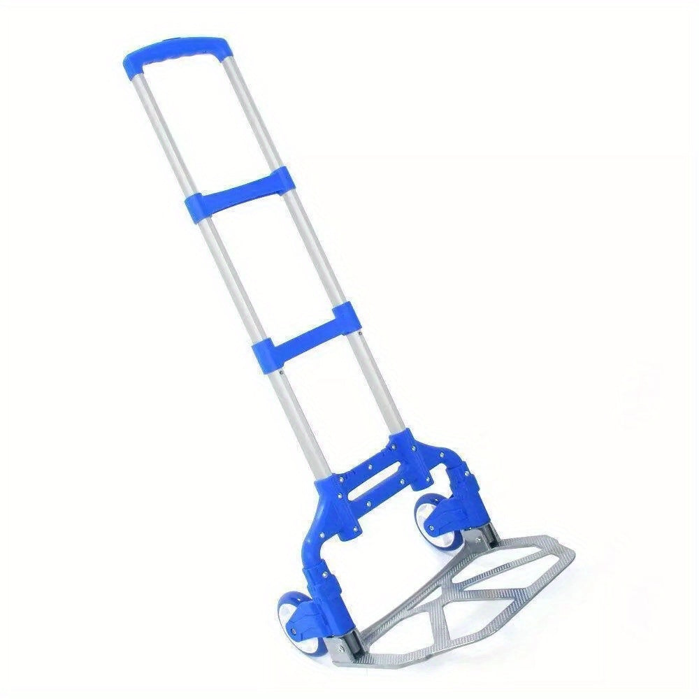 Folding Luggage Cart Hand Trolley for Travel & Shopping - 170lb Capacity
