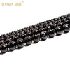 Fine 100% Natural Black Tourmaline Stone round Gemstone Beads for Jewelry Making DIY Bracelet Necklace 4/6/8/10/12 Mm