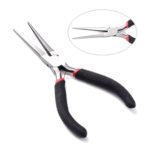 Carbon Steel Polishing Jewelry Pliers for Jewellery Making DIY Handmade Tools round Nose Pliers 130X70X18Mm F70