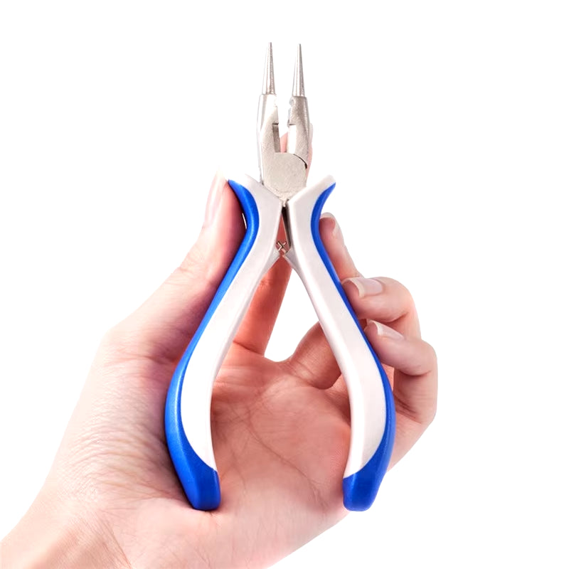 Carbon Steel Polishing Jewelry Pliers for Jewellery Making DIY Handmade Tools round Nose Pliers 130X70X18Mm F70