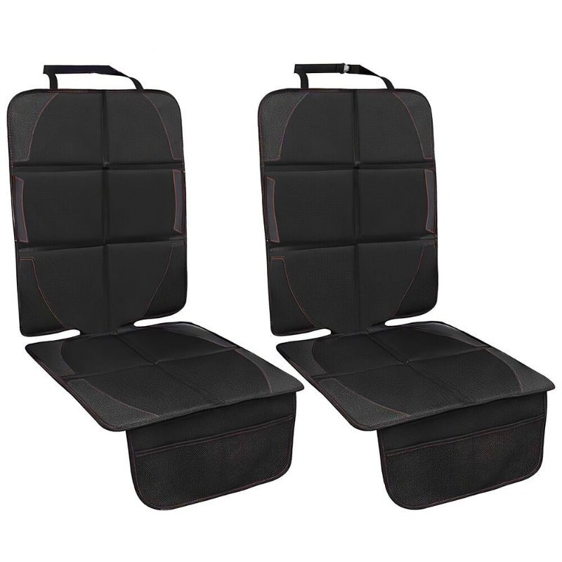 2 PCS Car Seat Protector Mat Booster Padding Cushion Leather Cover
