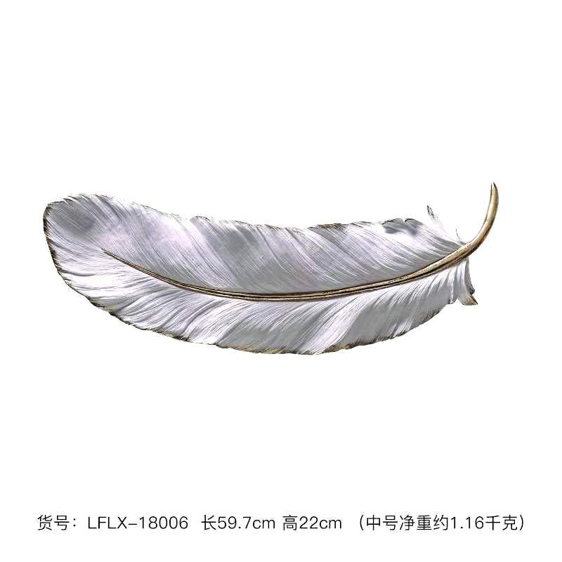 Feather Wall Hanging Wall Decoration Wall Bedroom Bedside 3D Creative Ornaments Living Room Sofa Wall Hangings