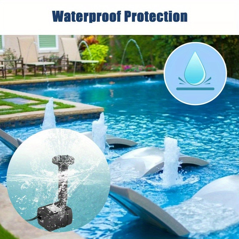 Solar Power Fountain Submersible Floating Water Pump Bird Bath Pond Garden Decor Outdoor Home Decor Freestanding Water Panel Power Fountain Pump