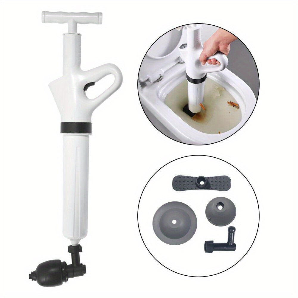 Air Drain Blaster Pressure Pump Cleaner High Pressure Pipe Opener Toilet Plunger