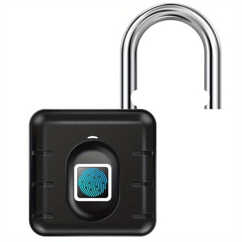 IP67 Waterproof Bluetooth Fingerprint Padlock – Keyless Smart Lock for iOS & Android with App Control & USB Rechargeable Battery