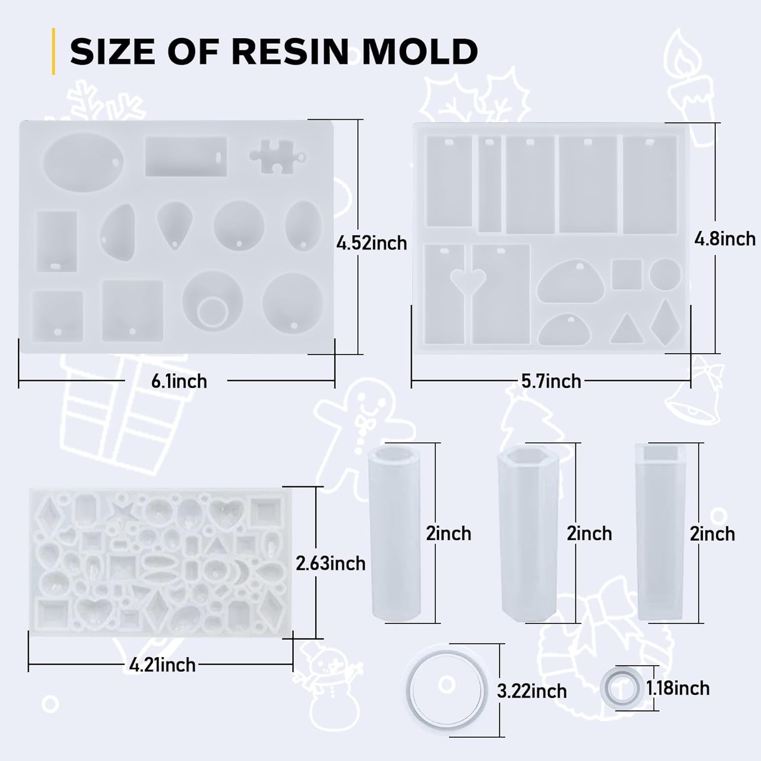 Resin Jewelry Making Kit 240 Pcs Silicone Epoxy Resin Mold Keychain Starter Kit Bundle with Resin Molds and Pigments Tools for Resin Beginners Adults Kids Jewelry Earring Making