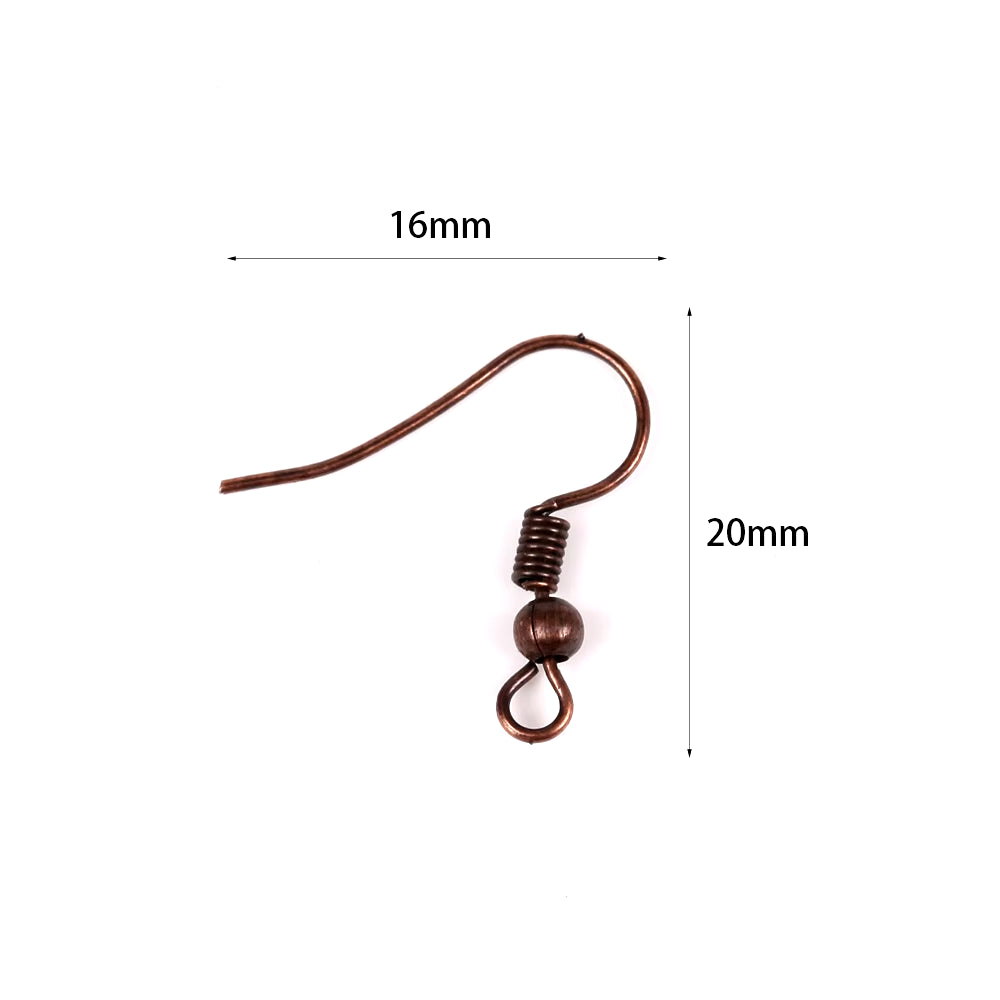 100Pcs/Lot 20X16Mm Iron Earrings Clasps Hooks Jewelry Making DIY Findings Accessories Iron Hook Earwire Jewelry