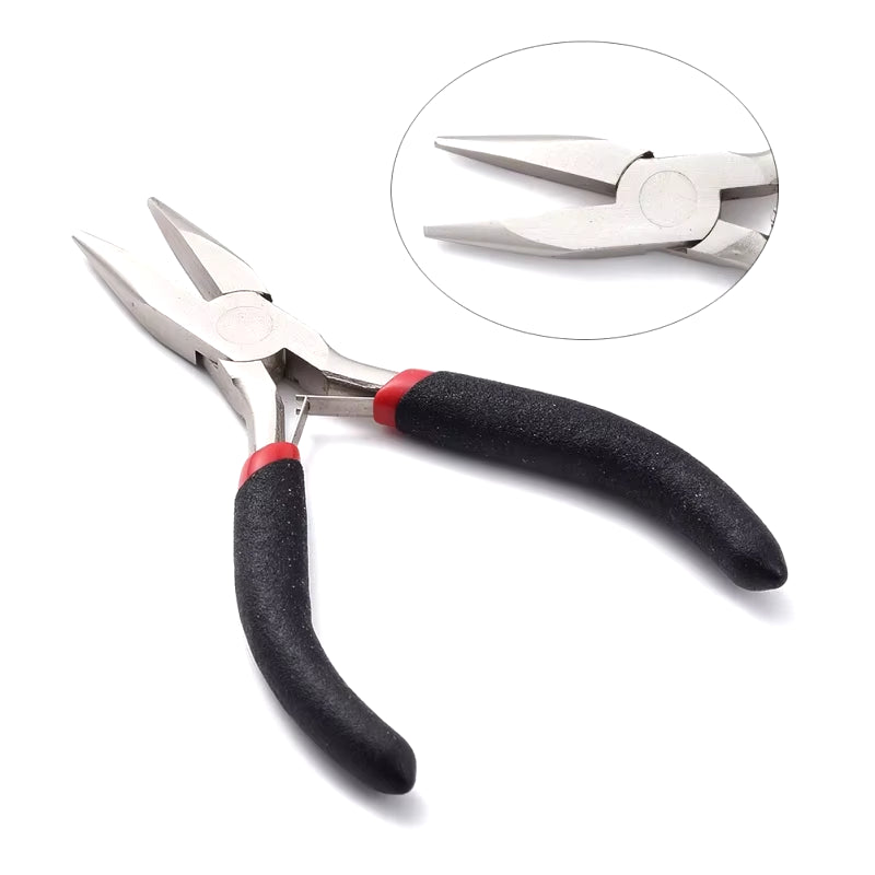 Carbon Steel Polishing Jewelry Pliers for Jewellery Making DIY Handmade Tools round Nose Pliers 130X70X18Mm F70