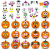 16 Pcs Halloween Pumpkin Decorations Kit for Kids,Foam Pumpkin Face Stickers Halloween Party Supplies Halloween Favors Pumpkin Painting Kit