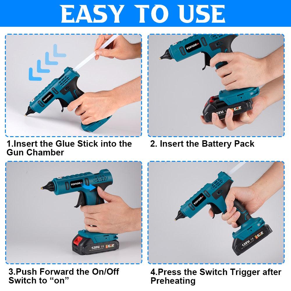 600W Electric Hot Melt Glue Gun