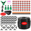 164FT Drip Irrigation Kit Automatic Garden Irrigation System Misting Plant Watering Drip Kit for Garden Greenhouse Flower Bed Patio Lawn