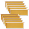 10 Assembled Beehive Frames – 6-1/4" with Coated Beeswax Foundations for Beekeeping