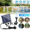 Solar Power Fountain Submersible Floating Water Pump Bird Bath Pond Garden Decor Outdoor Home Decor Freestanding Water Panel Power Fountain Pump