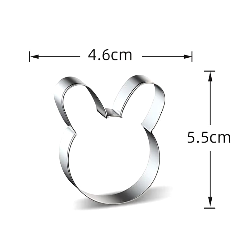 Easter Bunny Cookie Cutter Moulds Rabbit Egg Carrot Biscuit Press Stamp Molds DIY Baking Tool Happy Easter Party Cake Decorating