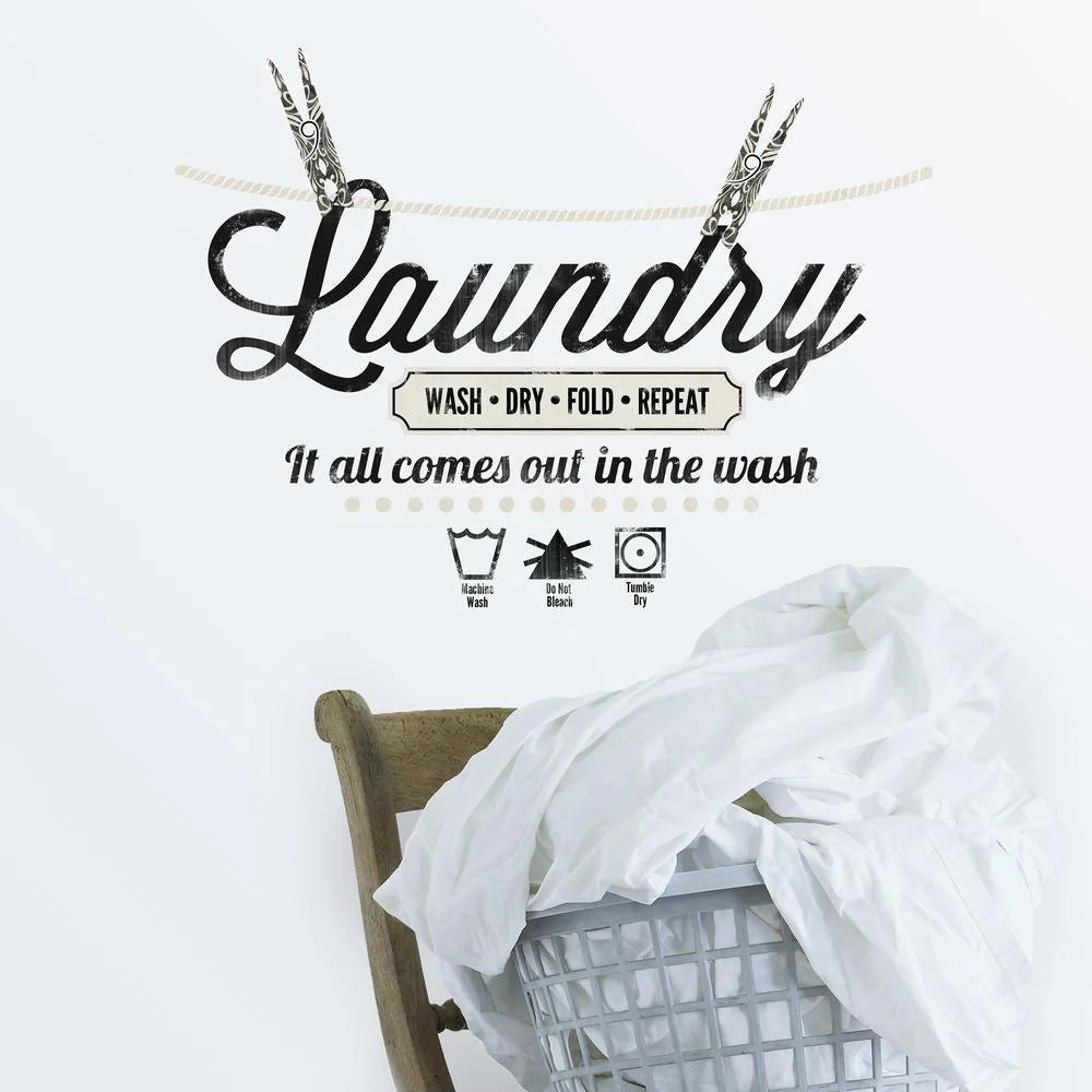 Laundry Quote Wall Decals