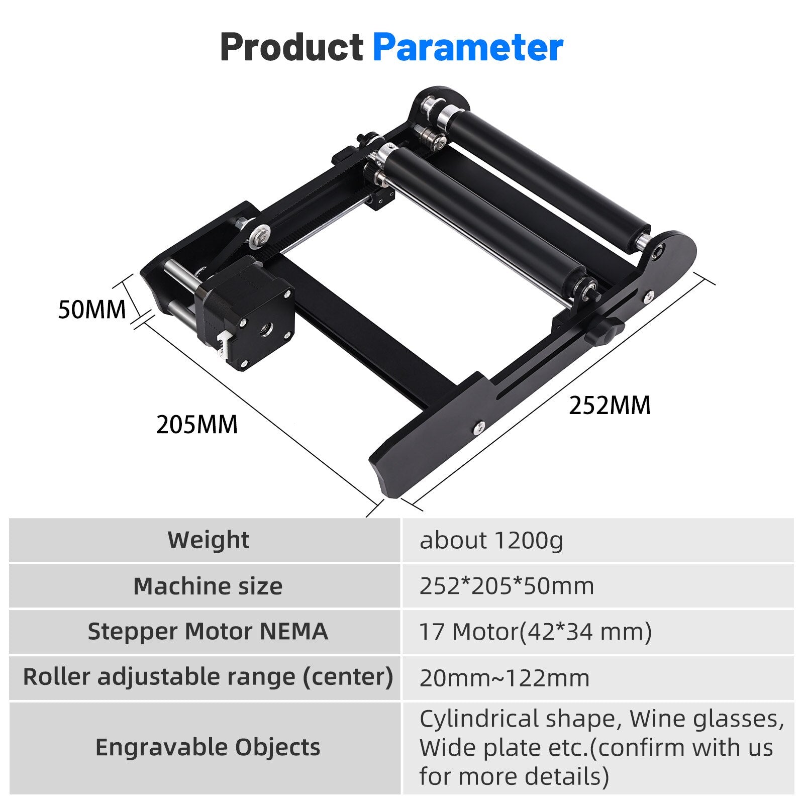 Rotary Roller Laser Engraving Machine