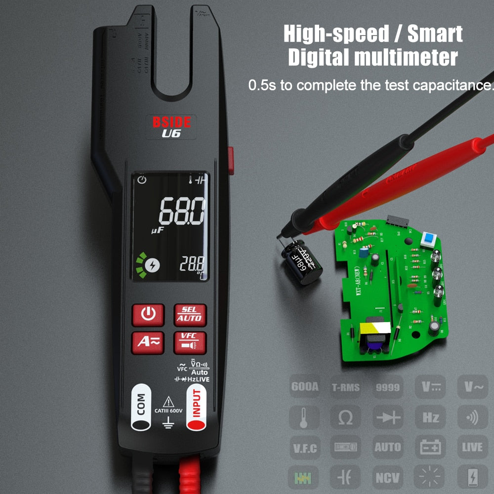 Digital Clamp Meter Fork Professional