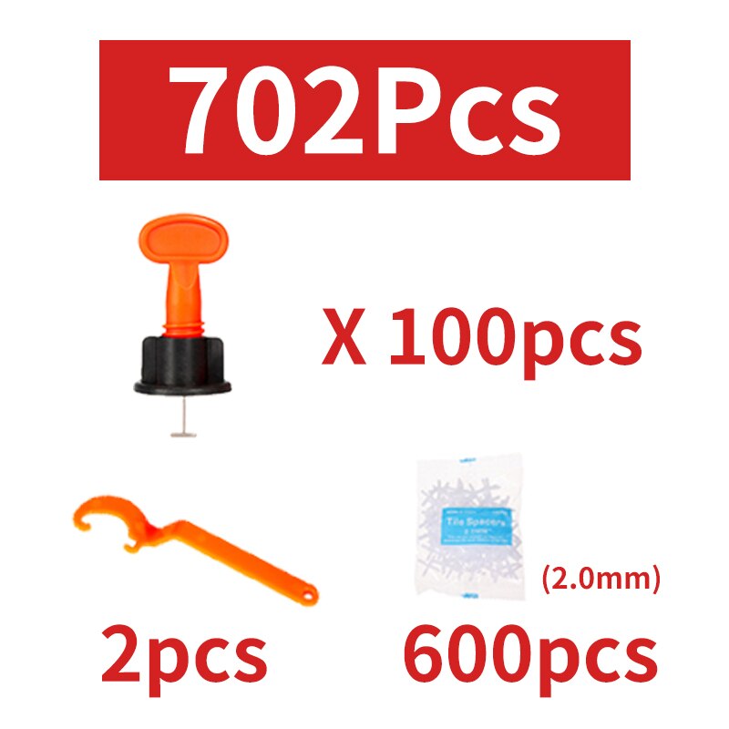 702Pcs Tile Leveling System Kit